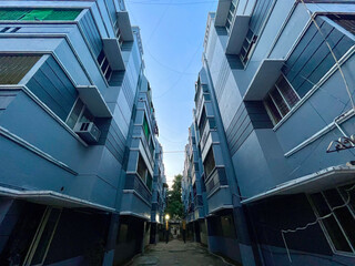 building in the city