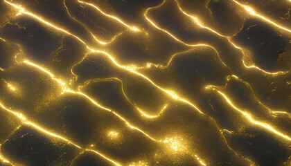 Gold wavy marble texture 