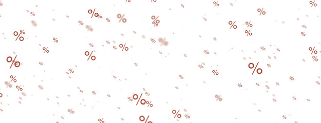 Naklejka premium Blurred sale background.