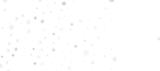 With Realistic Snowflakes Overlay On Light Silver Backdrop. Xmas Holidays  png