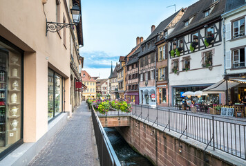 Half-timbered houses in Colmar, Alsace, France
