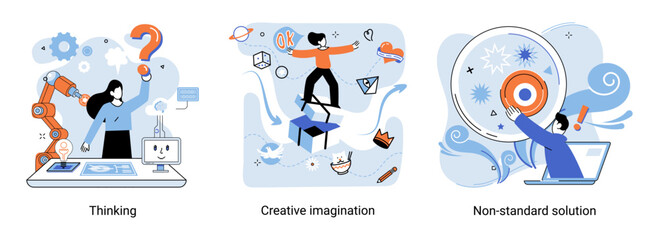 Non standart solution metaphor. Creation of individual decision for integration of disparate production, information and telecommunication systems of customer into single improve management efficiency