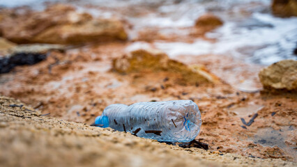 bottle walk ships buildings beautiful mediterranean sea malta island sand stones sun cacti