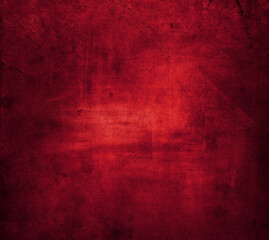 Red textured concrete wall grunge background