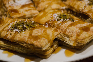 Flaky pastry with honey 1