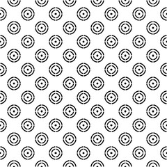 Black and white seamless pattern texture. Greyscale ornamental graphic design. Mosaic ornaments. Pattern template. Vector illustration. EPS10.