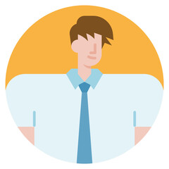 businessman flat icon