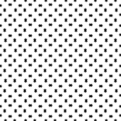 Black and white seamless pattern texture. Greyscale ornamental graphic design. Mosaic ornaments. Pattern template. Vector illustration. EPS10.