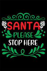 Christmas Graphic T-shirt Design Vector