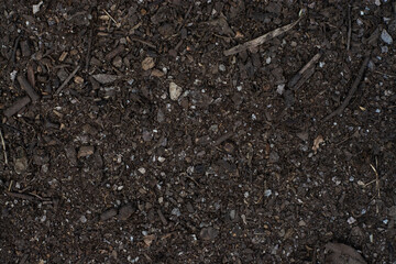 
organic soil background for crops texture