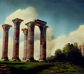 Seven Wonders of the World. Temple of Artemis.