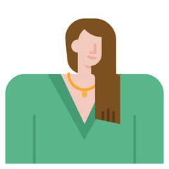 businesswoman avatar icon