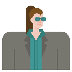 businesswoman avatar icon