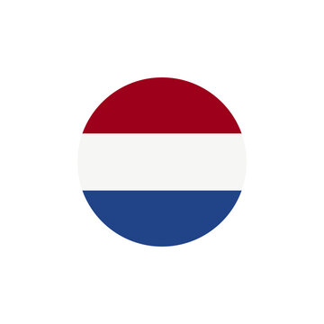 Netherlands flag icon vector logo design template
