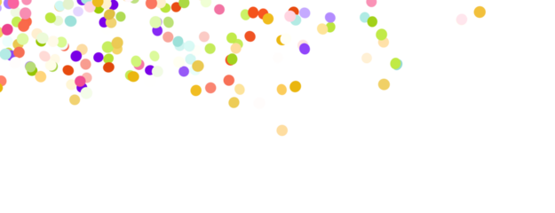 confetti png. Gold confetti falls from the sky.