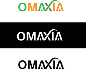 typography letter logo omaxia monogram logo