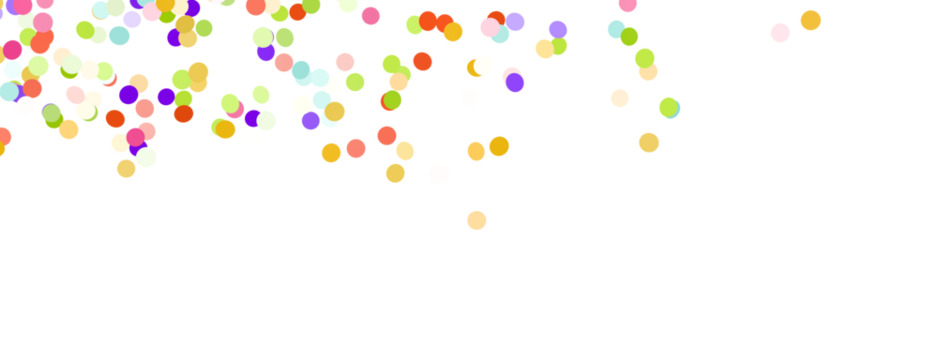 confetti png. Gold confetti falls from the sky.