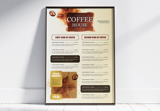 Coffee House A3 Poster