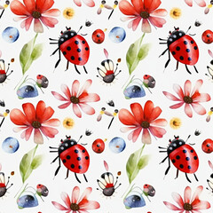 Marienk&auml;fer Pattern, made by AI, k&uuml;nstliche Intelligenz