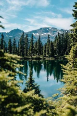Foto auf Acrylglas Berge lake in the mountains