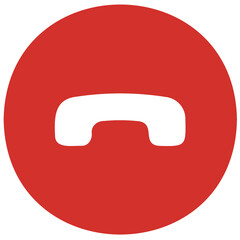 Decline phone call button