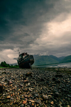 Shipwreck at Corpach