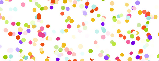 Confetti, paper triangle on the floor, fancy, colorful, celebration party
