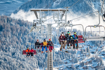 Switzerland ski station