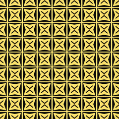 Gold and black color modern style symbol tile geometric pattern background