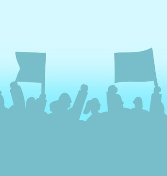 Fondo marcha y manifestaci&oacute;n ciudadana
