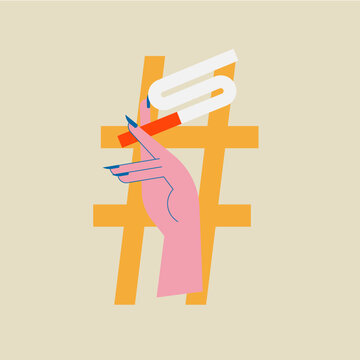 hand holding a cigarret