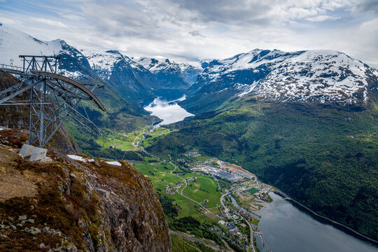 Views of Loen, Norway