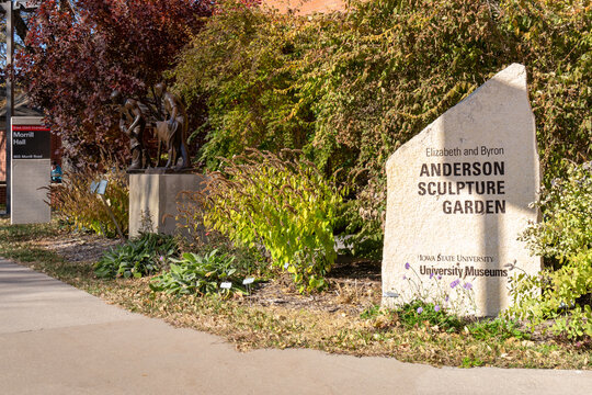 Anderson Sculpture Garden at Iowa State University