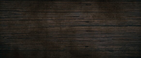 Dark wood background, old black wood texture for background - 548603731