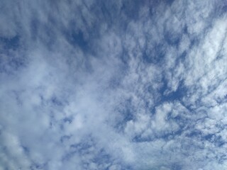 blue sky with clouds