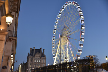 Grande roue à Paris. France