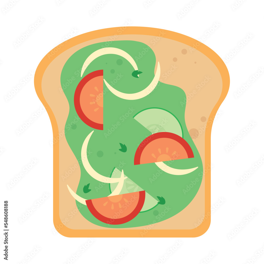 Canvas Prints avocado toast design