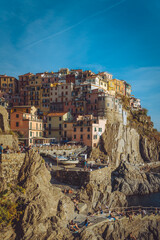 Naklejka premium Cinque Terre, La Spezia, Italy