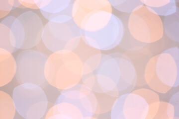 Blurred Christmas lights as background, closeup