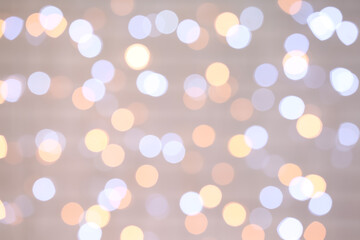 Obraz premium Blurred Christmas lights as background