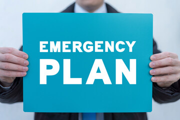 Concept of Emergency Preparedness Plan. Business Evacuation Training Concept. Emergency...