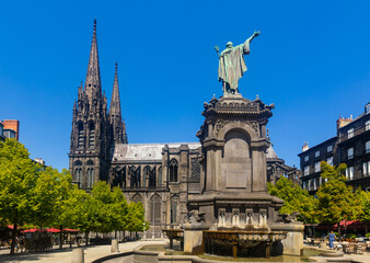 Clermont-Ferrand Cathedral (French: Cathedrale Notre-Dame-de-l'Assomption de Clermont-Ferrand), is...