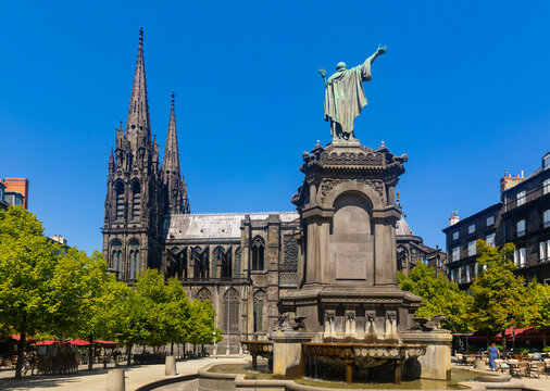 Clermont-Ferrand Cathedral (French: Cathedrale Notre-Dame-de-l'Assomption de Clermont-Ferrand), is a Gothic cathedral and French national monument located in France