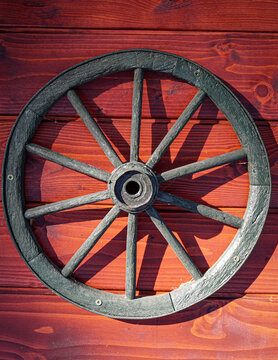 wheel of a cart