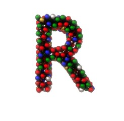 Holiday Ornament Font - Letter R