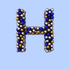 Holiday Ornament Font - Letter H