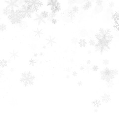 Snow Fall in winter. Snowflakes illustration.