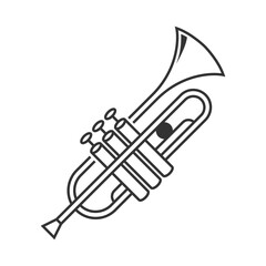 Trumpet logo icon design