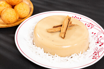 Fritters and custards Are Delicious Combinations Of Traditional Colombian Food.