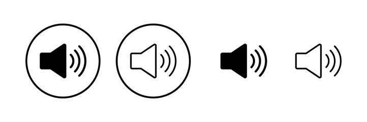 Speaker icon vector illustration. volume sign and symbol. loudspeaker icon. sound symbol